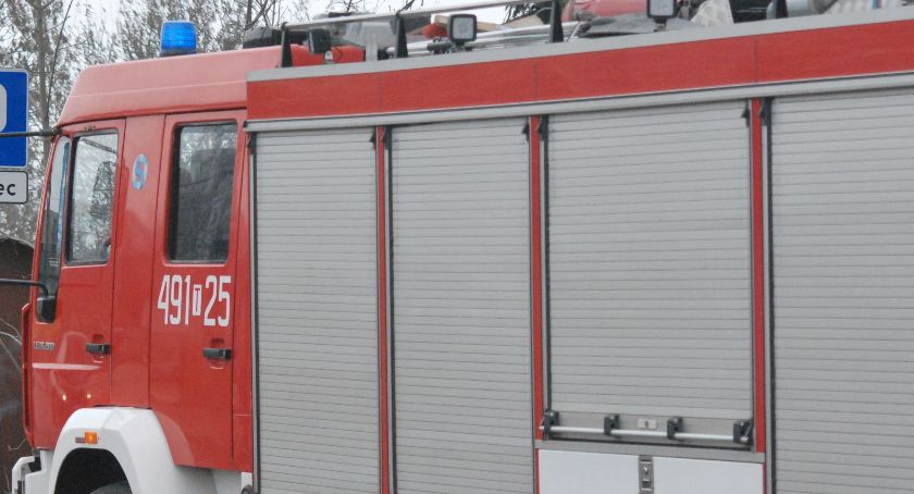 Niebezpieczny wyciek w Starachowicach? Mieszkanie pod kontrolą strażaków