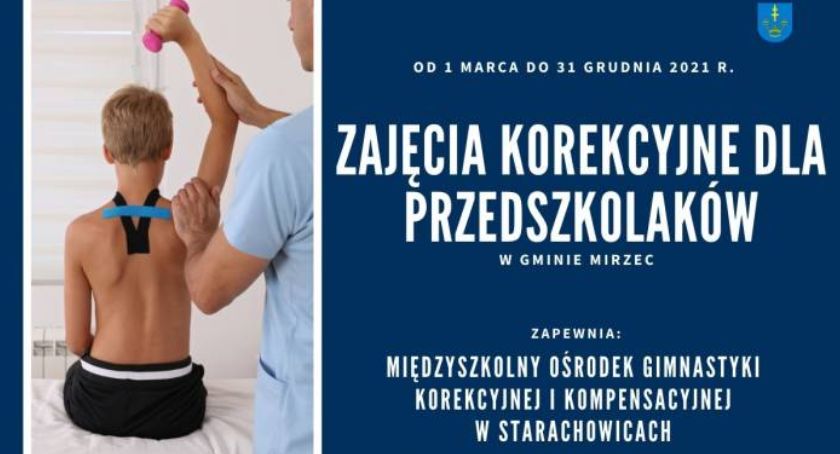 Zajęcia korekcyjne dla dzieci z gminy Mirzec