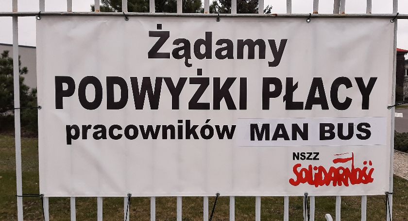 MAN protestuje, mogą być utrudnienia w ruchu