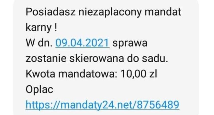 W ten link nie warto klikać. Do mieszkańców Starachowic trafiły podejrzane SMS-y