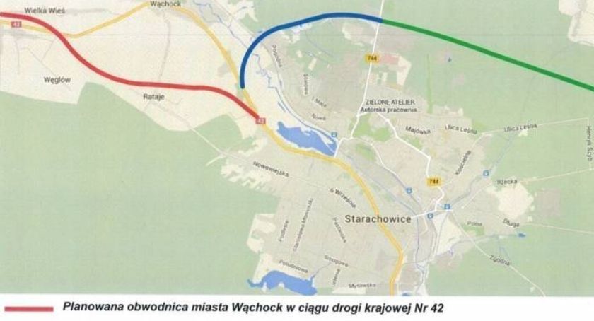 Obwodnice Starachowic i Wąchocka. Co sie na nich dzieje, kiedy powstaną?
