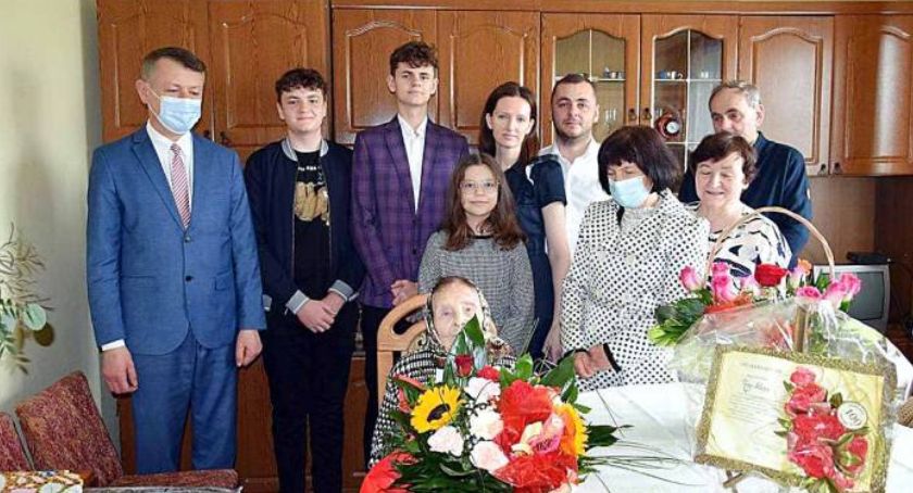 Gm. Mirzec. Pani Zofia - dostojna Jubilatka