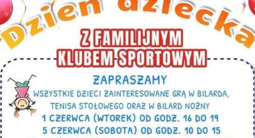 Dzień dziecka ze starachowickim klubem z os. Łazy. Będzie moc atrakcji 