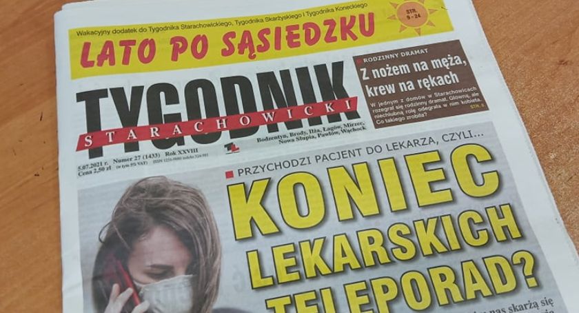 Koniec lekarskich teleporad i mnóstwo innych ciekawych tekstów, w nowym numerze TYGODNIKa STARACHOWICKIEGO