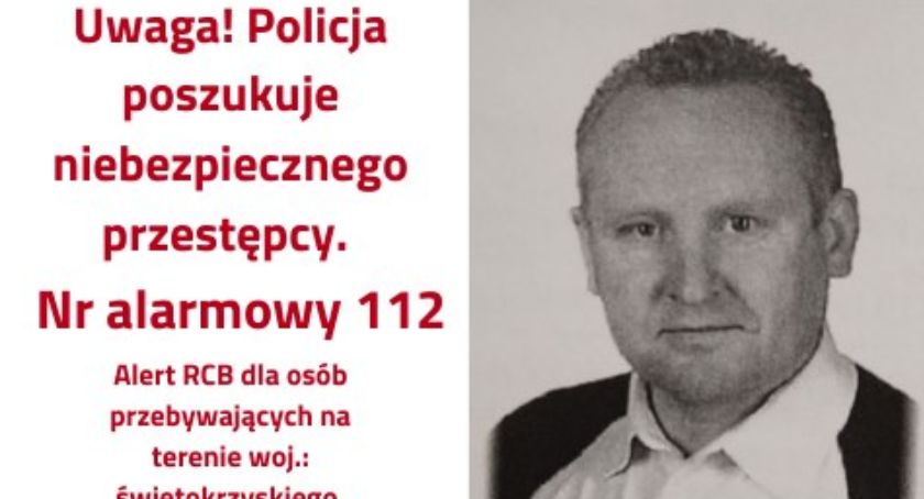 Alert RCB: Uwaga! Niebezpieczny przestępca!