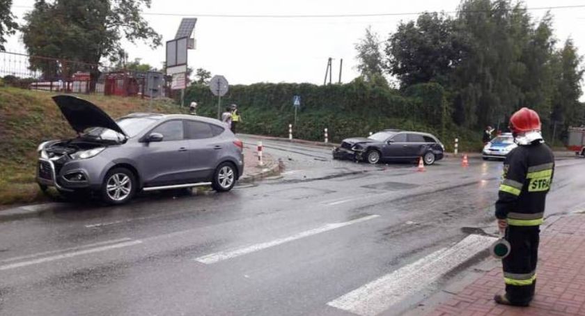 Gm. Pawłów. Ryzykowne skrzyżowanie