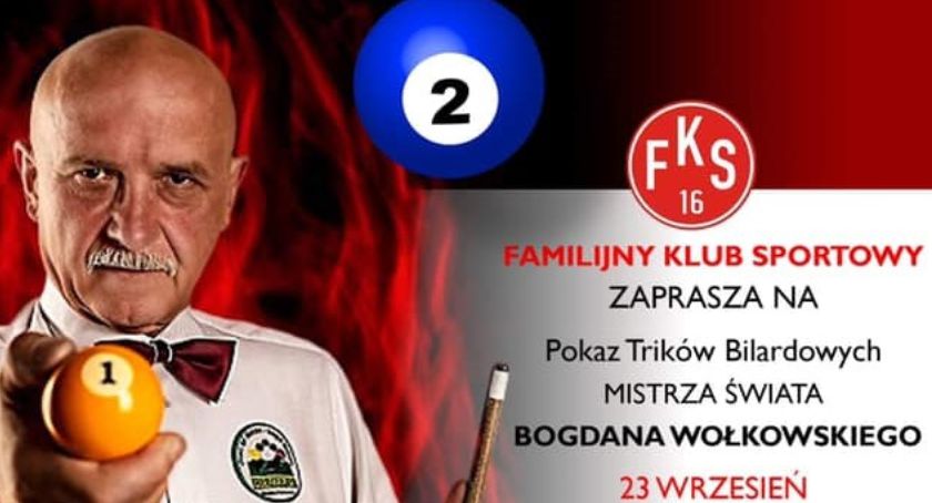 Wyjątkowy gość w świetlicy na osiedlu Łazy. Nie lada gratka dla sympatyków bilarda