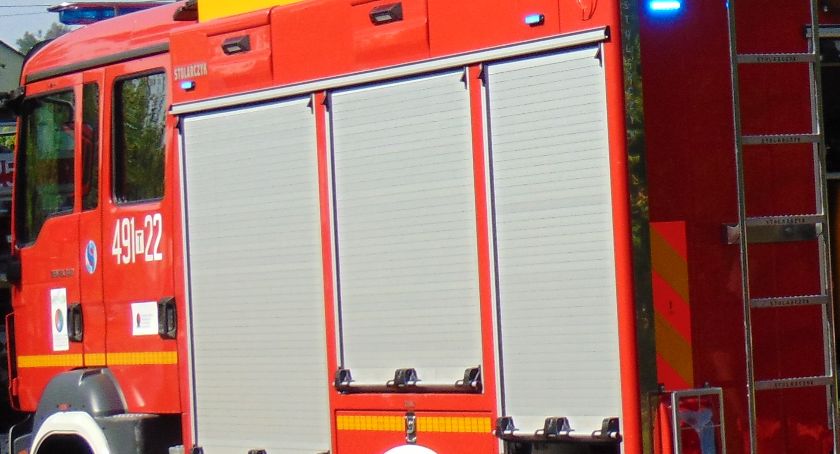  Pożar w Brodach. Mieszkańcy na szczęście zareagowali w porę