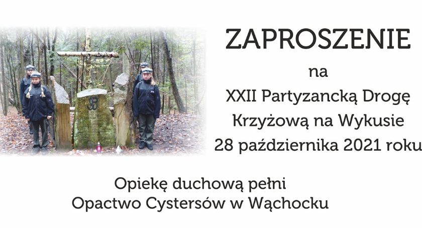 Zapraszamy na  XXII Partyzancką Drogę Krzyżową
