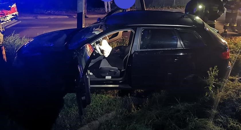  Wypadek na ul. Szkolnej w Brodach. Policjanci znają personalia sprawcy
