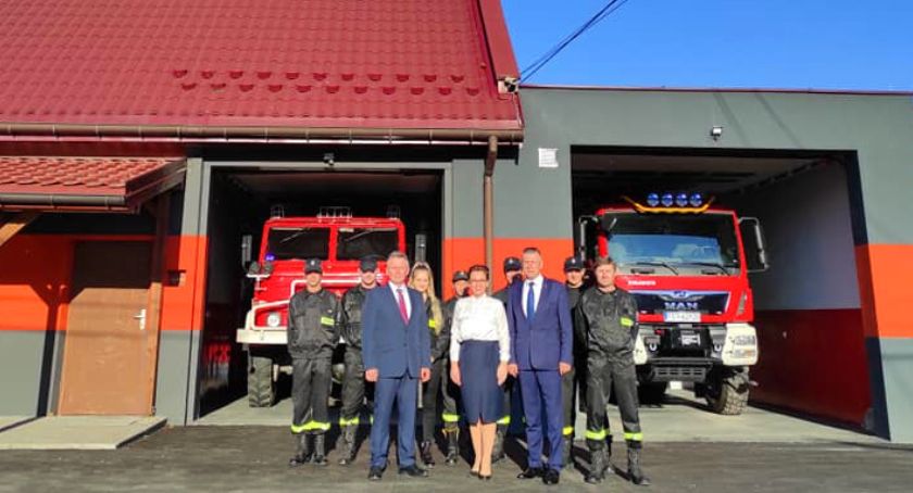 Remiza w Krynkach odmieniona