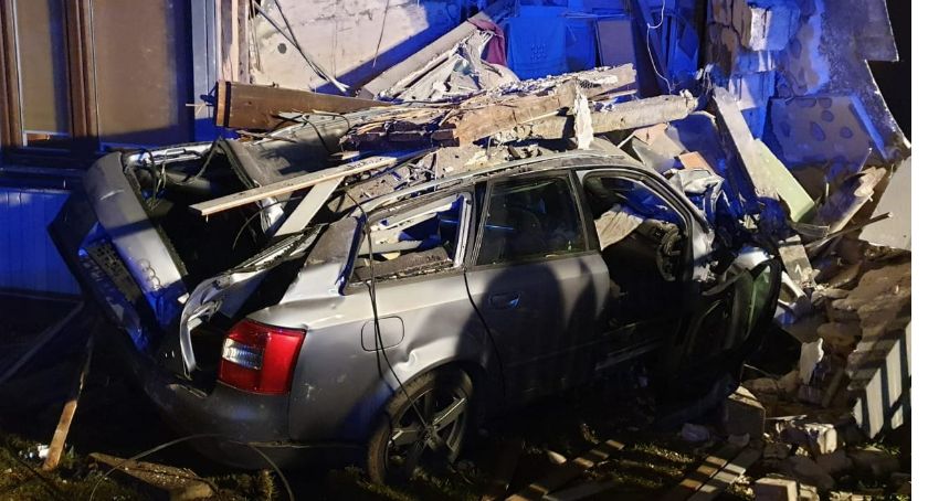 Wypadek w Stykowie. Ucieczka przed policją, która mogła zakończyć się tragicznie
