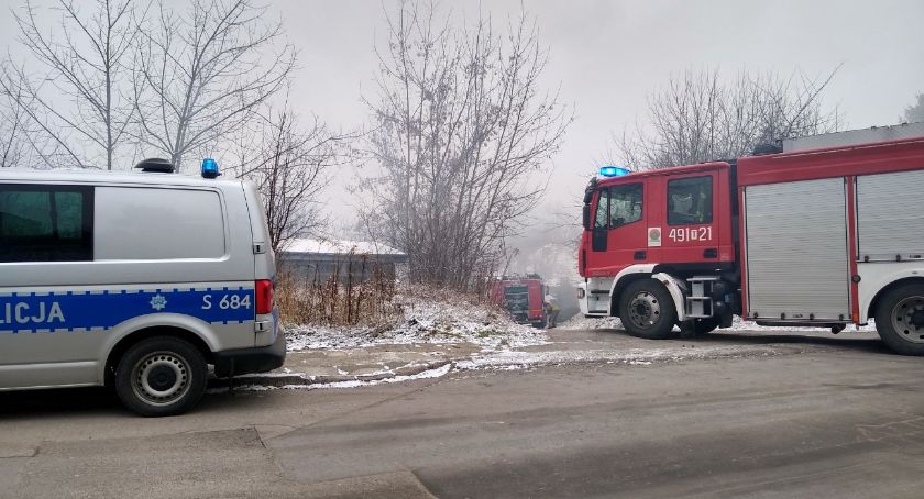 Pożar w Starachowicach. Ogień zauważono na poddaszu