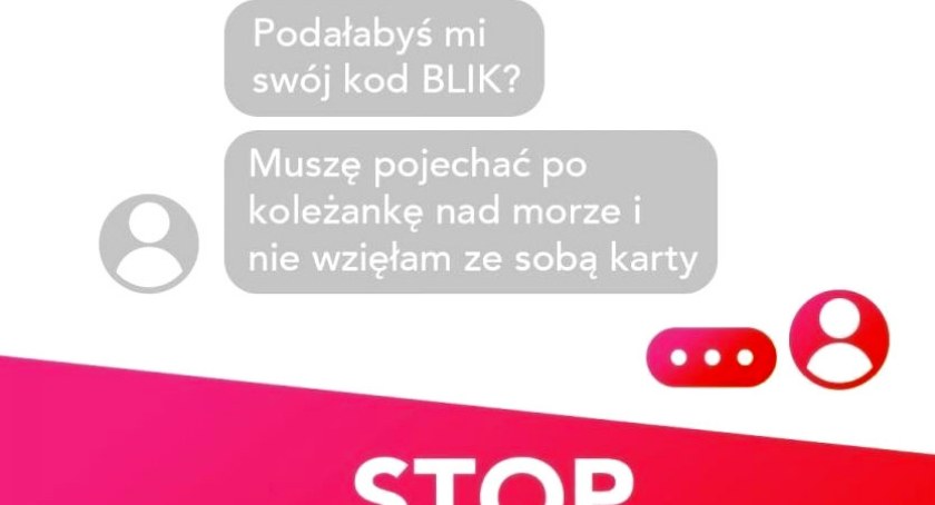 Mieszkanka powiatu starachowickiego oszukana na BLIK-a. Sprawę już zgłosiła mundurowym