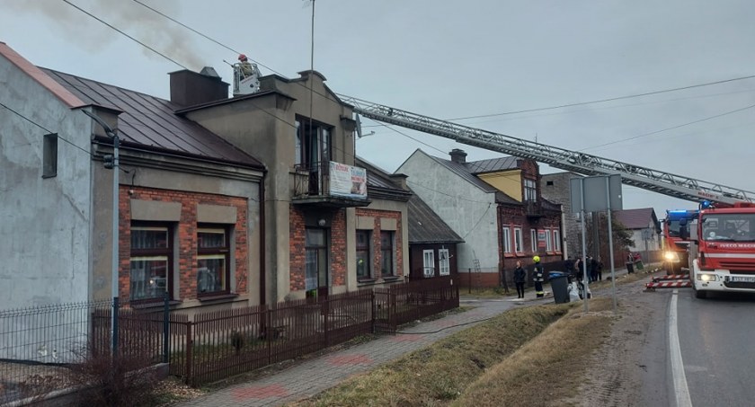 Pożar w Wąchocku. Ważny apel do mieszkańców gminy