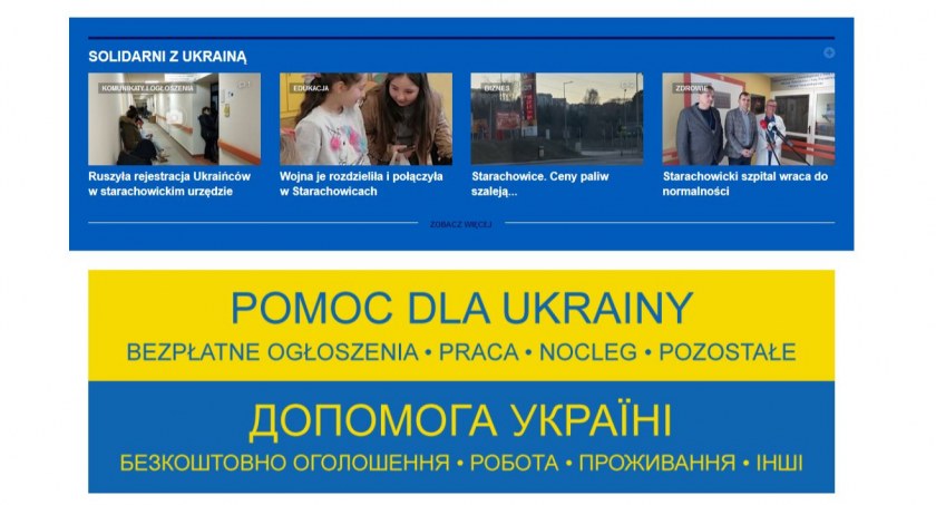 Solidarni z Ukrainą. Szukasz pomocy w znalezieniu mieszkania, szukasz pracy, szukasz pomocy lub informacji? 