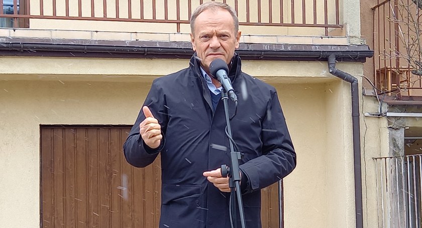 Donald Tusk w Starachowicach. Z kim spotkał się lider Platformy Obywatelskiej?