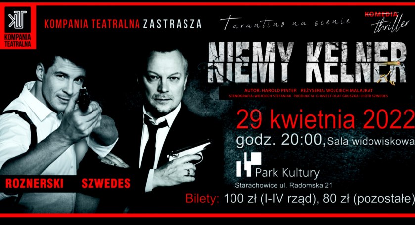 Niemy kelner w Parku Kultury