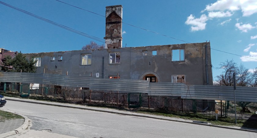 Ul. Widok w Starachowicach, jak po bombardowaniu...