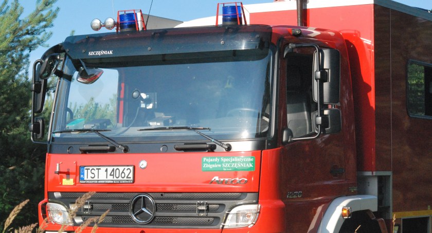 Pożar samochodu w Starachowicach? Kierująca najadła się strachu