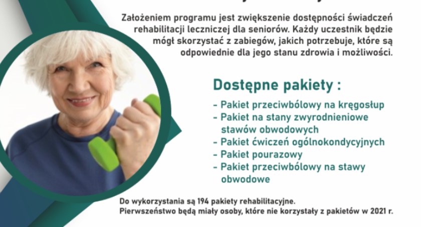 Pakiet rehabilitacyjny dla seniora w Starachowicach
