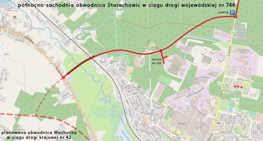 Z obwodnicą Starachowic poczekamy...