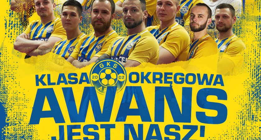 Arka Pawłów z awansem do klasy okręgowej. Żółto-niebieskich nowy rozdział w historii