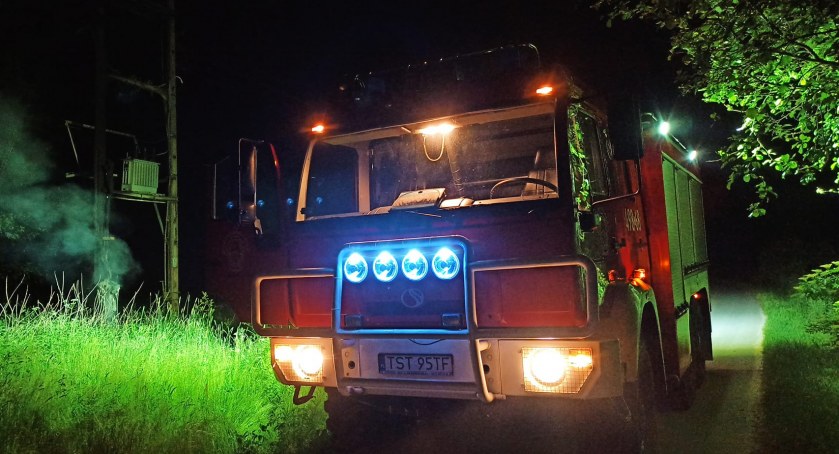 Pożar na terenie gminy Pawłów. Co było przyczyną?