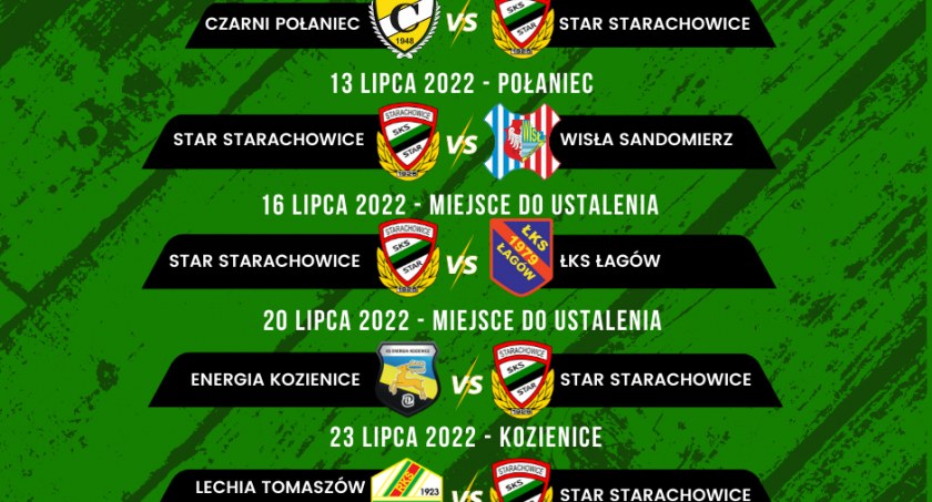 Z kim zmierzy się Star Starachowice w okresie przygotowawczym?