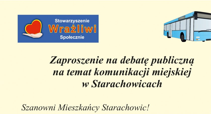 Debata o komunikacji miejskiej w Starachowicach