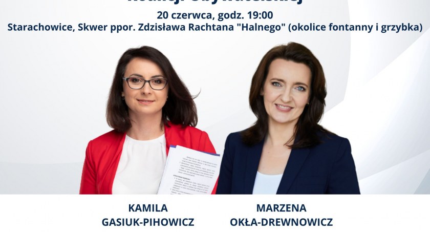 Posłanki KO w Starachowicach