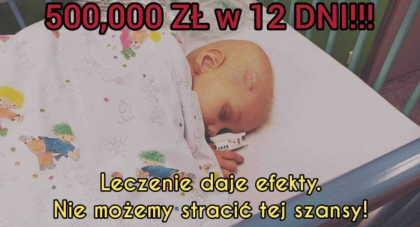 Tosia walczy z nowotworem, pieniądze potrzebne na już!