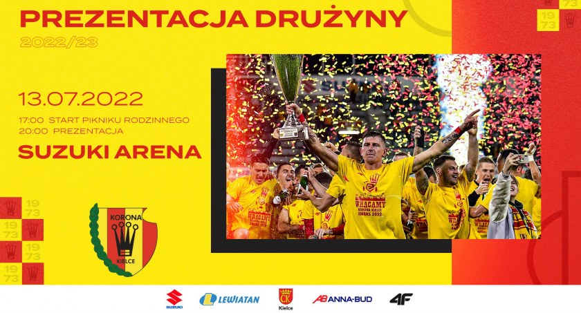 Korona Kielce gotowa do walki o punkty w Ekstraklasie. 13 lipca prezentacja zespołu