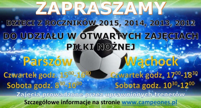Campeones Wąchock zaprasza na zajęcia. Warto wziąć w nich udział