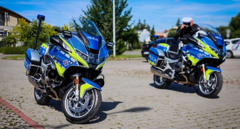 Wykorzystają je w codziennej służbie. Nowe motocykle dla świętokrzyskich policjantów