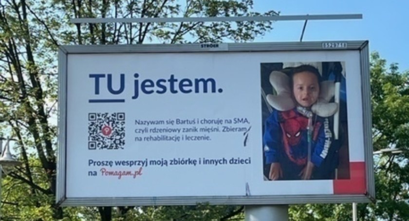 Bartuś Banakiewicz ze Starachowic na bilbordach w Polsce