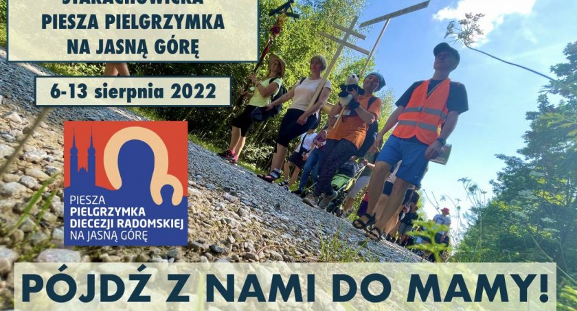 Proboszcz Grzegorz Roszczyk i ks. Maciej Szymański zachęcają do wzięcia udziału w pielgrzymce na Jasną  Górę 