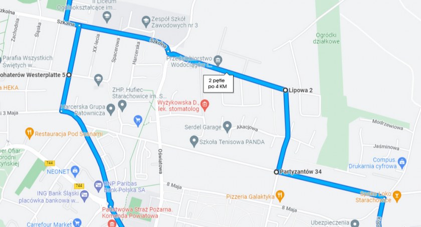 W niedzielę zamknięty ruch na ulicach Starachowic