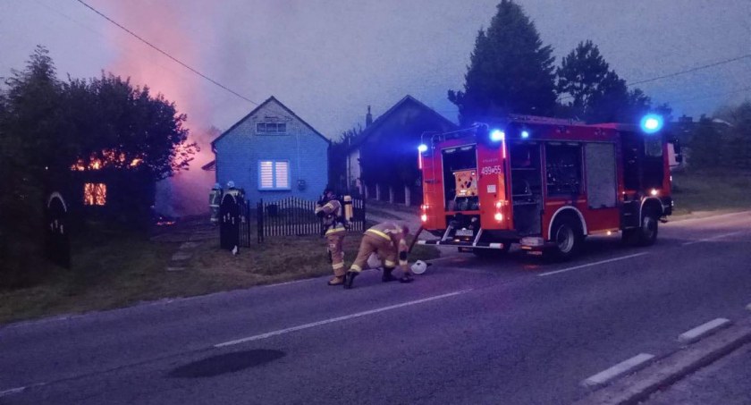 Niebezpieczny żywioł w Gadce. Co było powodem powstania pożaru?