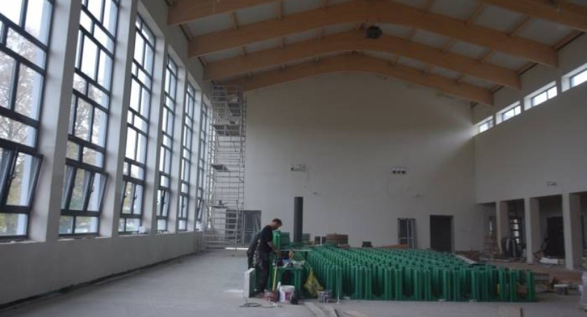 Sala gimnastyczna w gm. Mirzec na półmetku
