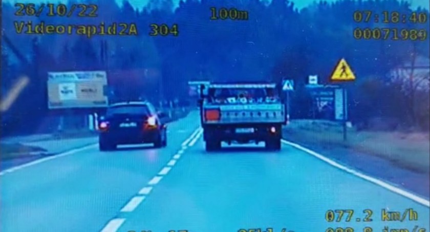 Drogowy pirat na terenie powiatu starachowickiego. Zatrzymany do kontroli