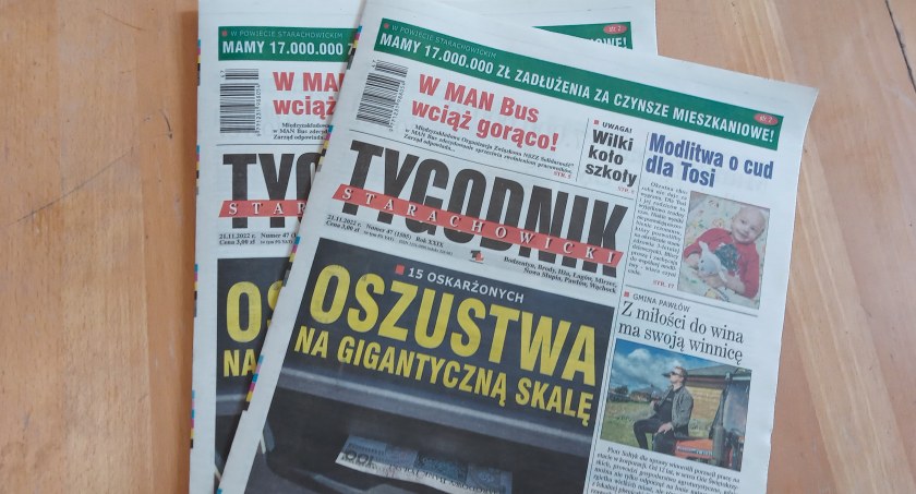 Tygodnik Starachowicki już w kioskach i sklepach