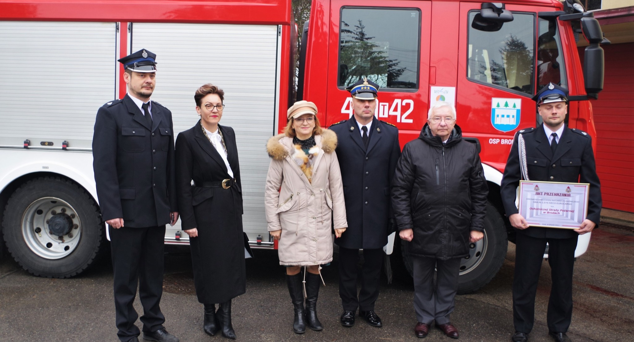 Wóz strażacki dla OSP w Brodach