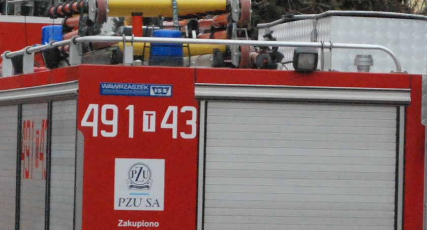 Starachowiccy strażacy pomagali ratownikom medycznym. Jak zwykle na wysokości zadania