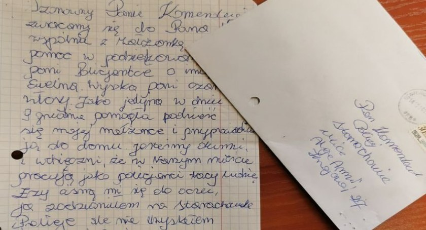 Starachowiccy funkcjonariusze z podziękowaniami. Stanęli na wysokości zadania