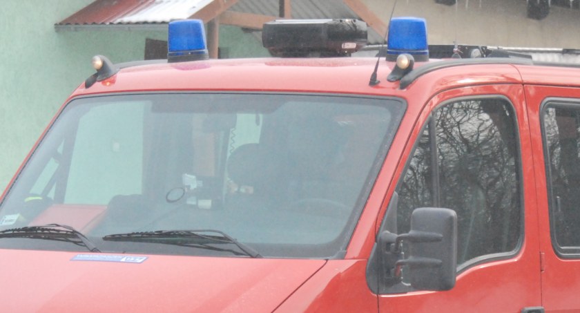 Interwencja strażaków w Starachowicach. A miało być zadymienie...