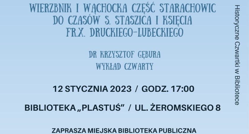 Wartościowy wykład w starachowickiej bibliotece