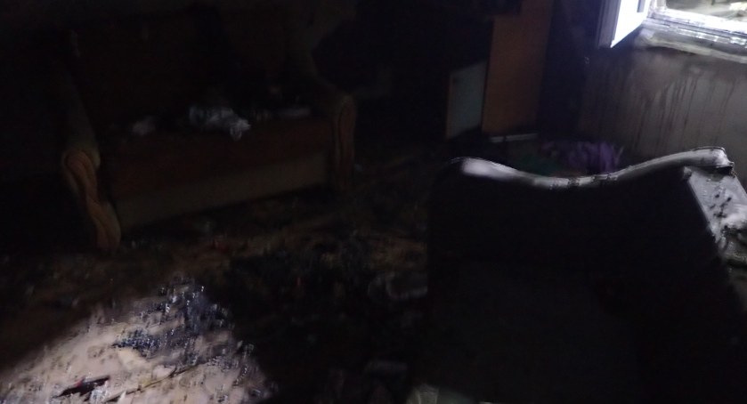 Pożar w Starachowicach. Strach zajrzał im głęboko w oczy