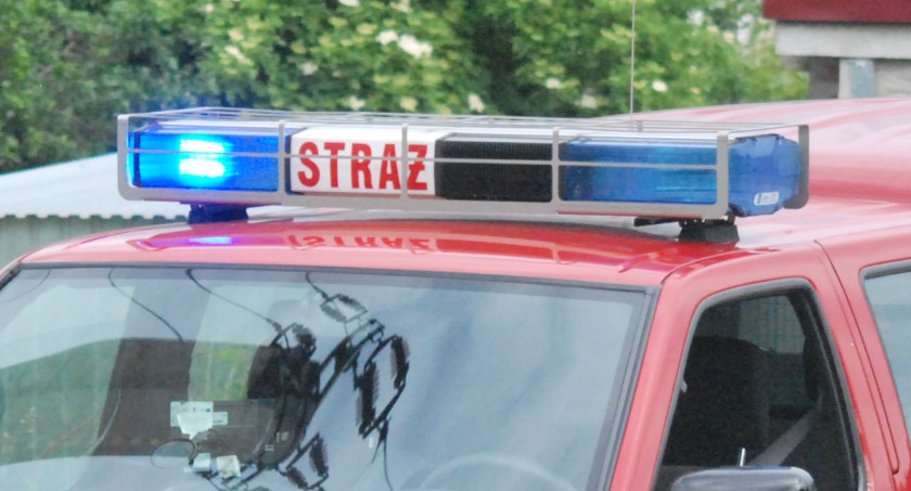 Pożar w miejscowości Mirzec Podborki. Na miejscu strażacy