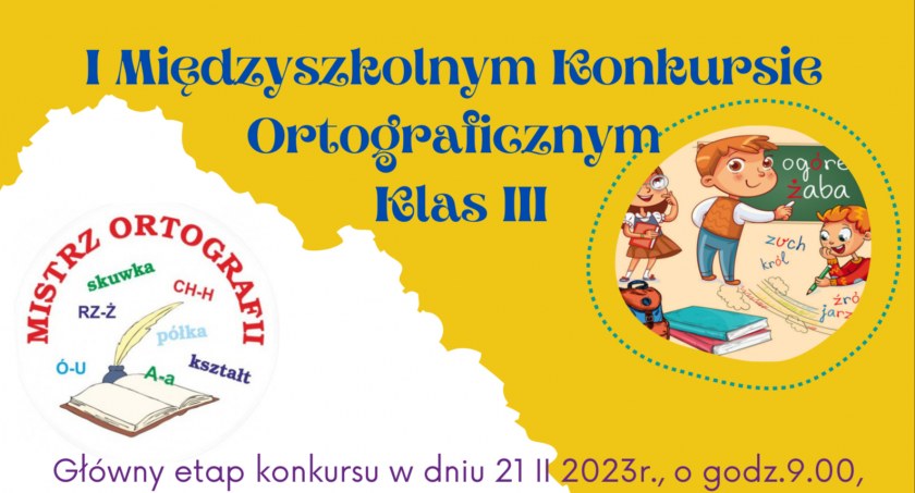 Konkurs ortograficzny dla 3-klasistów ze Starachowic